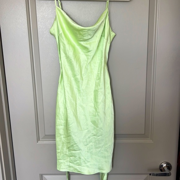 Express | Dresses | Express Lime Green Slip Dress Small | Poshmark